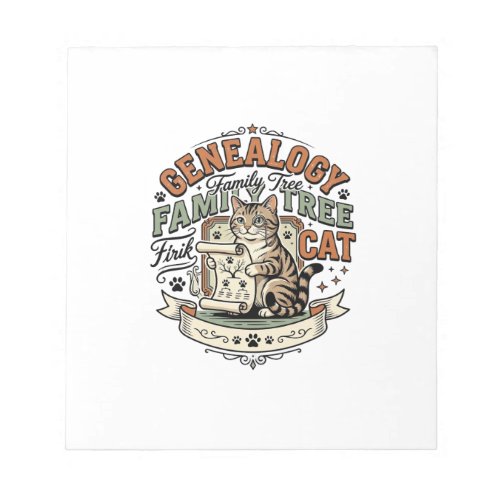 Genealogy Family Tree Cat Genealogy Family Tree Ca Notepad