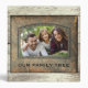 Genealogy Family Tree Rustic Wood Leather Photo 3 Ring Binder | Zazzle