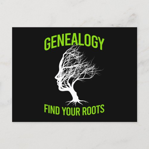 Genealogy Find Your Roots Dna Family Postcard