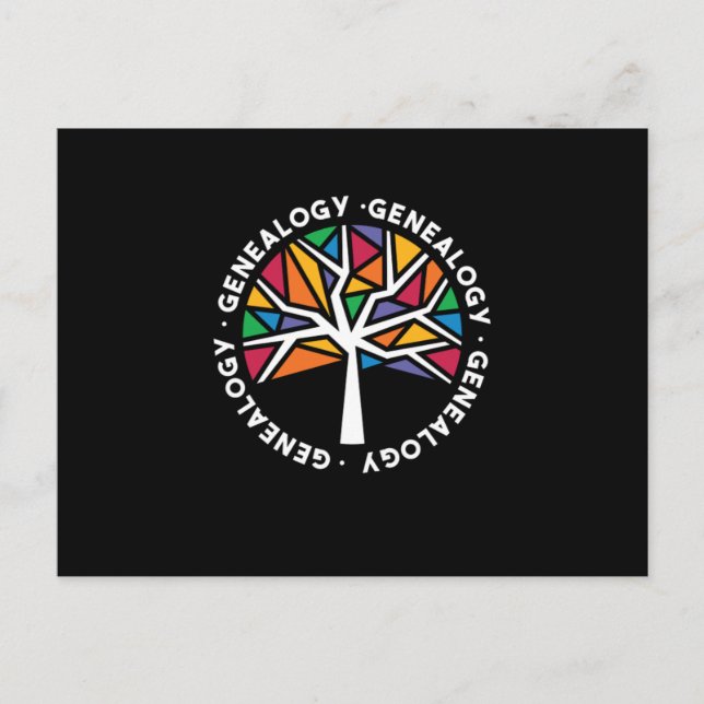 Genealogy Genealogists Family Historian Gift Postcard (Front)