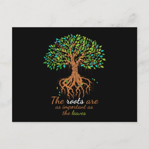 Genealogy Important as Leaves Dna Family Postcard