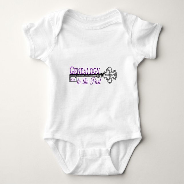 Genealogy Key to Past Baby Bodysuit (Front)