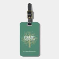 Genealogy Luggage Tags (Green)