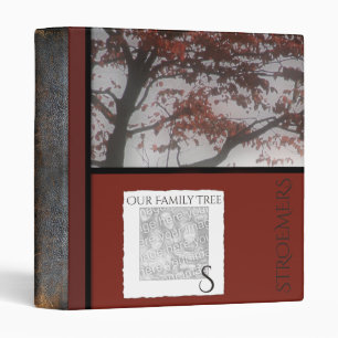 Genealogy Monogrammed Family Tree Personalized Binder