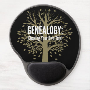 Genealogy Mousepad (Black)