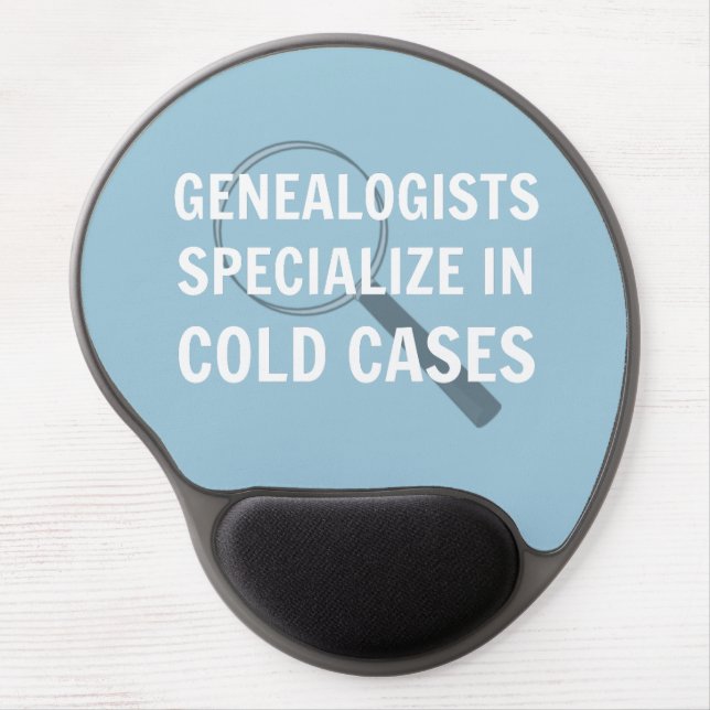 Genealogy Mousepad (Blue) (Front)
