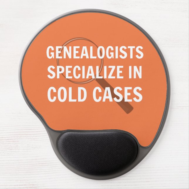 Genealogy Mousepad (Orange) (Front)