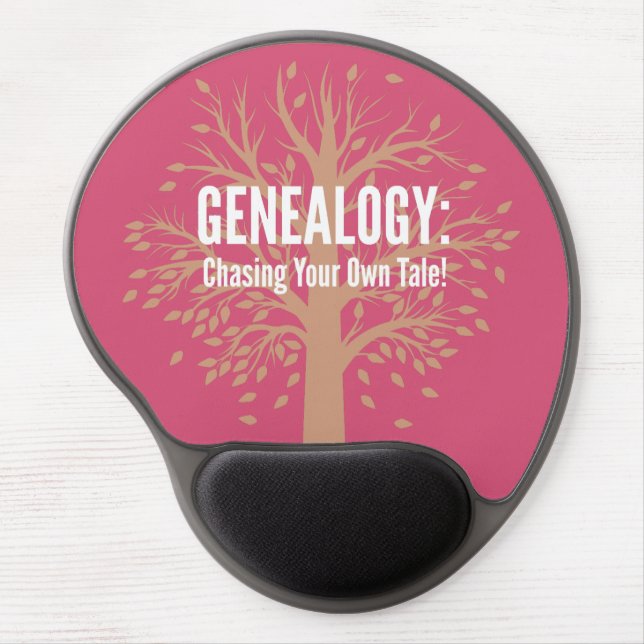Genealogy Mousepad (Pink) (Front)