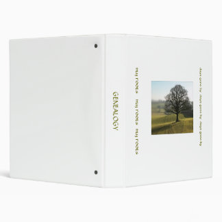 GENEALOGY NOTEBOOK BINDER