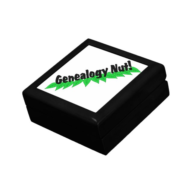 Genealogy Nut Jewelry Box (Side)