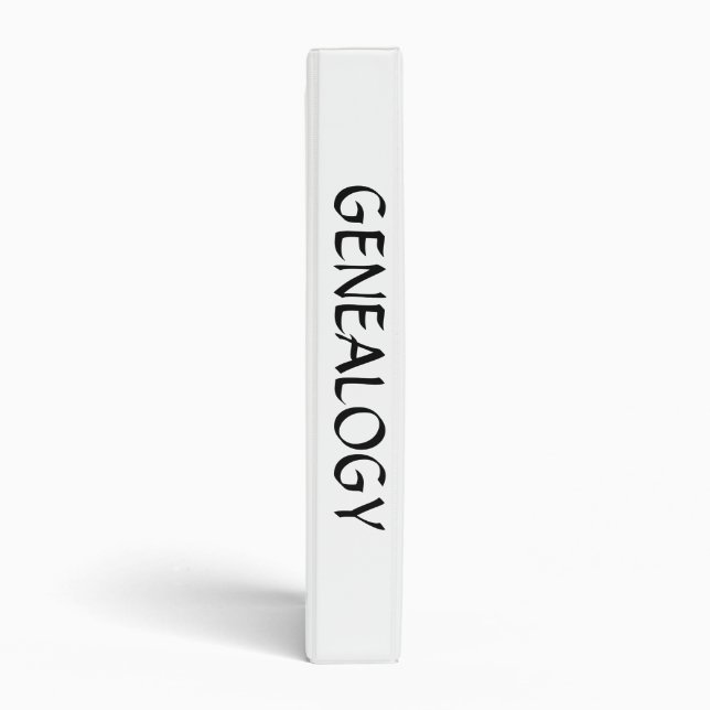 Genealogy :  Nuts and Loose Branches 3 Ring Binder (Spine)