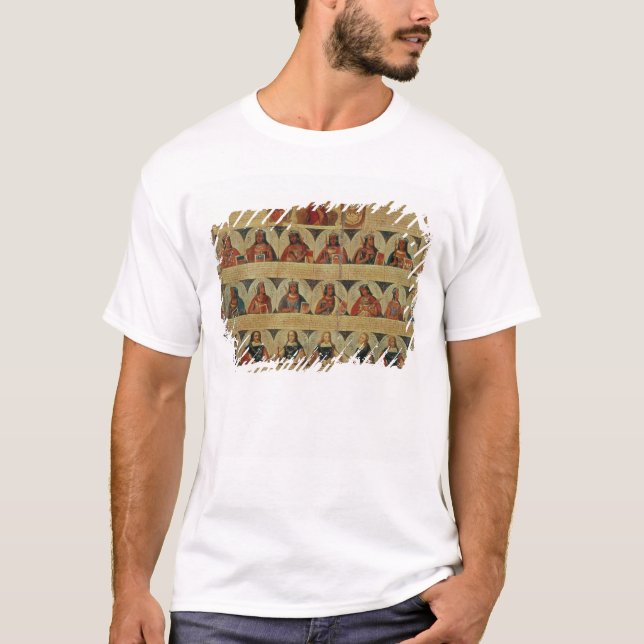 Genealogy of the Inca rulers and their Spanish T-Shirt (Front)