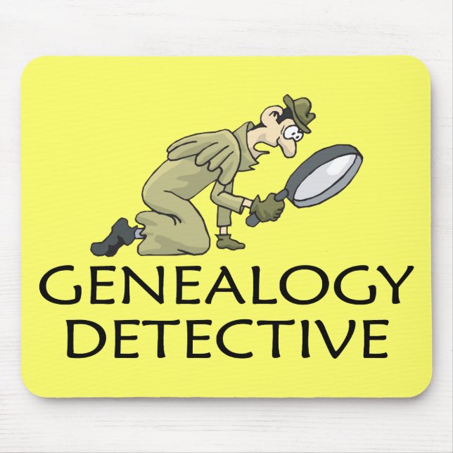 Genealogy Private Detective Mouse Pad (Front)