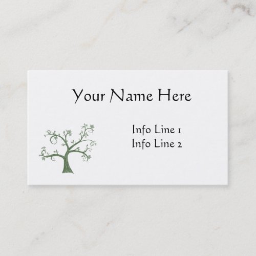 Genealogy Profile Card Template