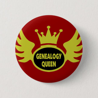 Genealogy Queen 2 Pinback Button