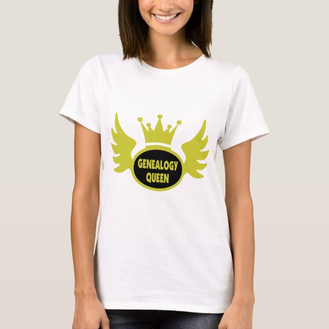 Genealogy Queen 2 T-Shirt (Front)