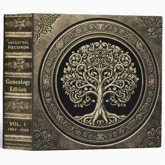 Genealogy Records Book 3 Ring Binder