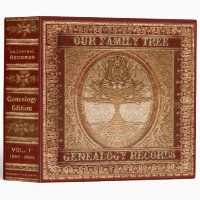 Genealogy Records Book Binder