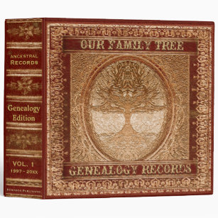 Genealogy Records Book Binder