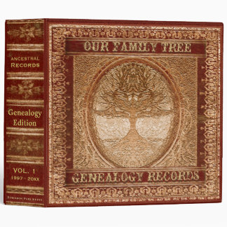 Genealogy Records Book Binder