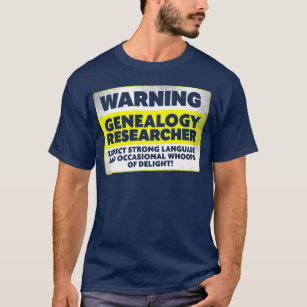 Genealogy Research Family History Enthusiast T-Shirt