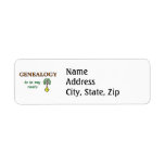 Genealogy Roots Label