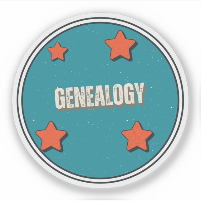 Genealogy Sticker (Front)