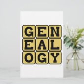 Genealogy, Study of Family Trees (Standing Front)
