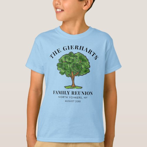 Genealogy Tree Family Reunion Cousins Custom T_Shirt