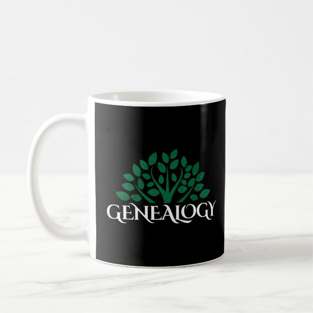 Genealogy Tree Of Life Coffee Mug (Left)