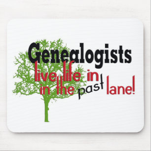 Genealogy Tree With Quote Mouse Pad