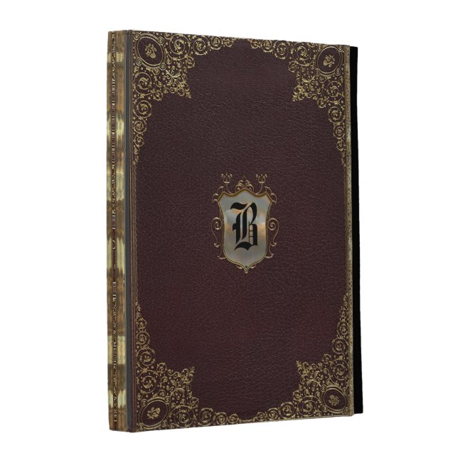 Genengraph Old Style Book iPad Folio Case (Front Spine)