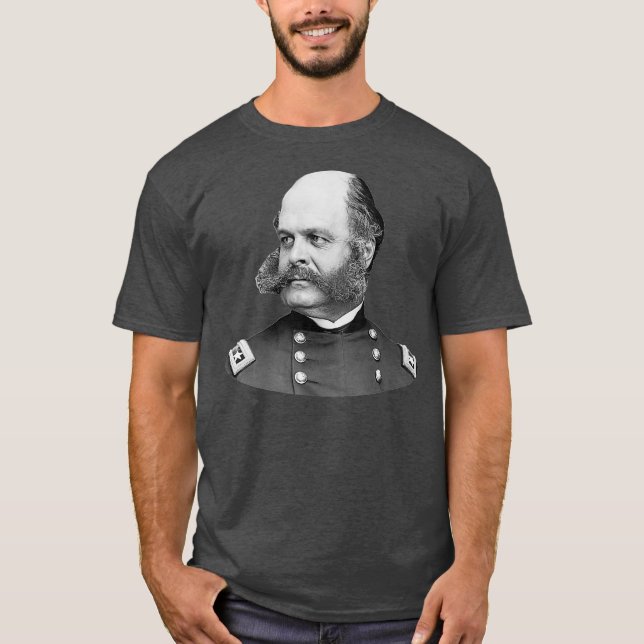 General Ambrose Burnside  Civil War T-Shirt (Front)