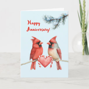 General Anniversary Happy Anniversary Cardinals Card