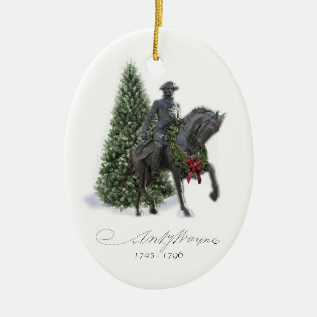General Anthony Wayne Ornament (Front)