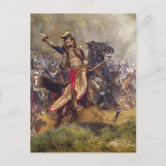 General Antoine-Charles-Louis Lasalle  1912 Postcard (Front)