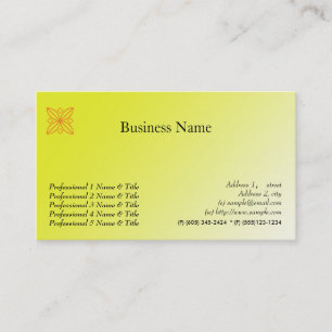 General appointment business card