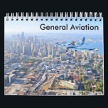General Aviation Calendar<br><div class="desc">Enjoy the beautiful scenery captured in this calendar,  featuring graphics of aircraft soaring above Seattle,  Washington and the Pacific Northwest!</div>