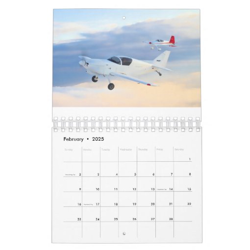 General Aviation Calendar Zazzle