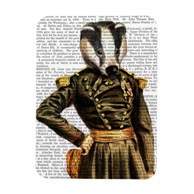 General Badger Magnet (Vertical)