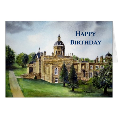 General Birthday Castle Howard Watercolor Painting