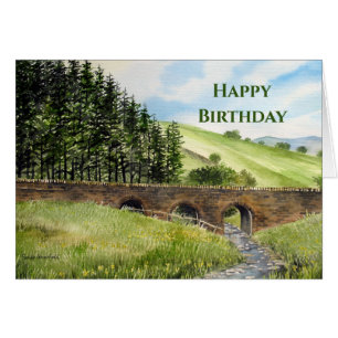 General Birthday Scawgill Bridge Lake District Cards