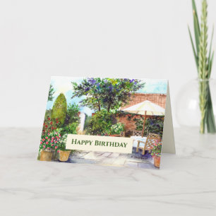General Birthday Terrace of The Manor House  Card