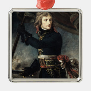 General Bonaparte  on the Bridge at Arcole Metal Ornament