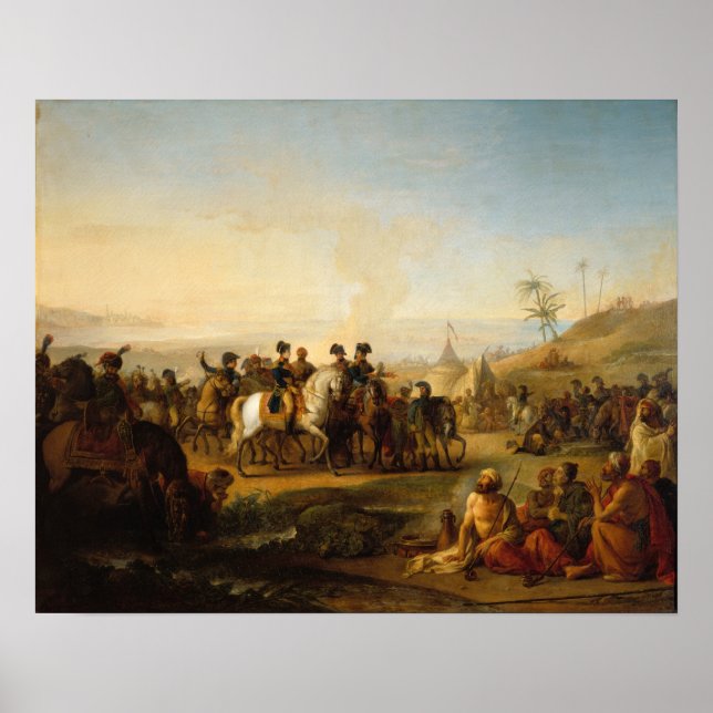 General Bonaparte visiting the fountains of Poster (Front)