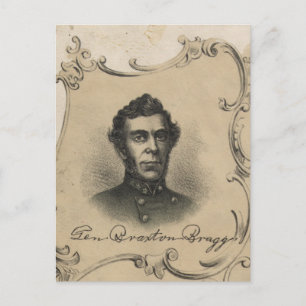 General Braxton Bragg Postcard