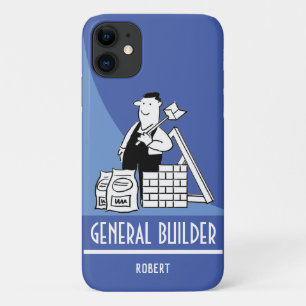 General Builder with Building Materials. iPhone 11 Case