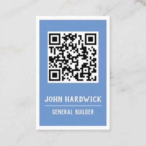 General Builder with QR Code Business Card