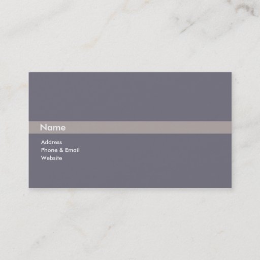 Customizable General Business Business Card Template