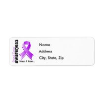 General Cancer Awareness 5 Label